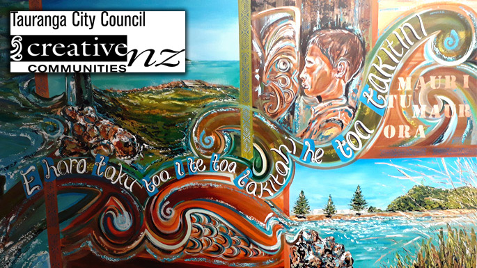 Beautiful murals at The Hillier Centre thanks to artist Nik Williams, supported by Creative Communities NZ