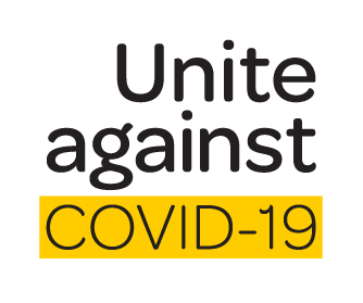 unite against covid-19 logo